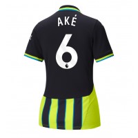 Manchester City Nathan Ake #6 Bortatröja Dam 2024-25 Kortärmad